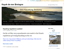 Tablet Screenshot of brittany-kayaking.com